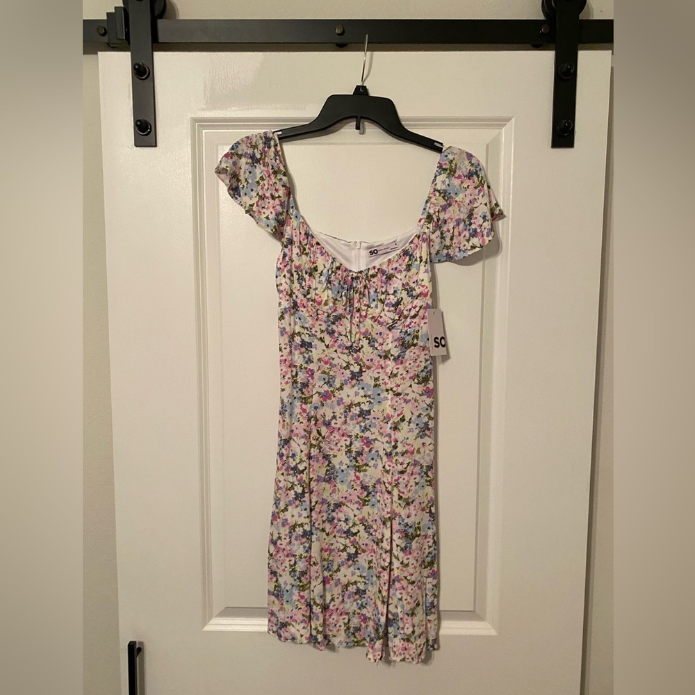 SO floral mini dress